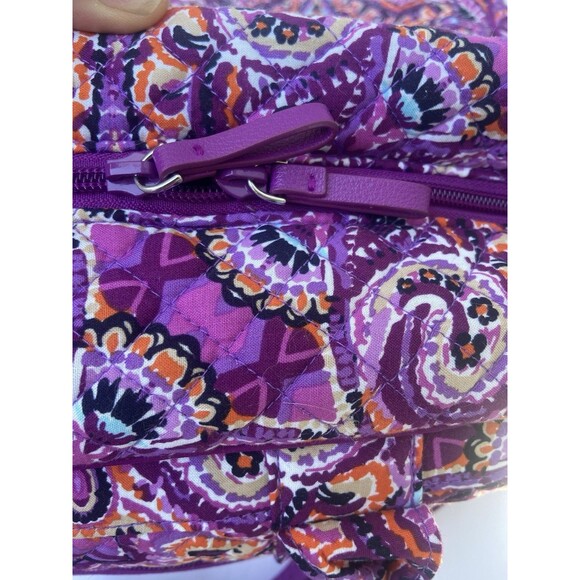 Vera Bradley Grand Traveler Weekender Bag Dream Paisley Purple Tapestry - Picture 11 of 16